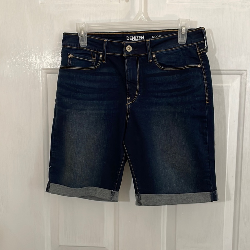 Denizen from Levi’s Modern Bermuda Shorts, Blue, size 10